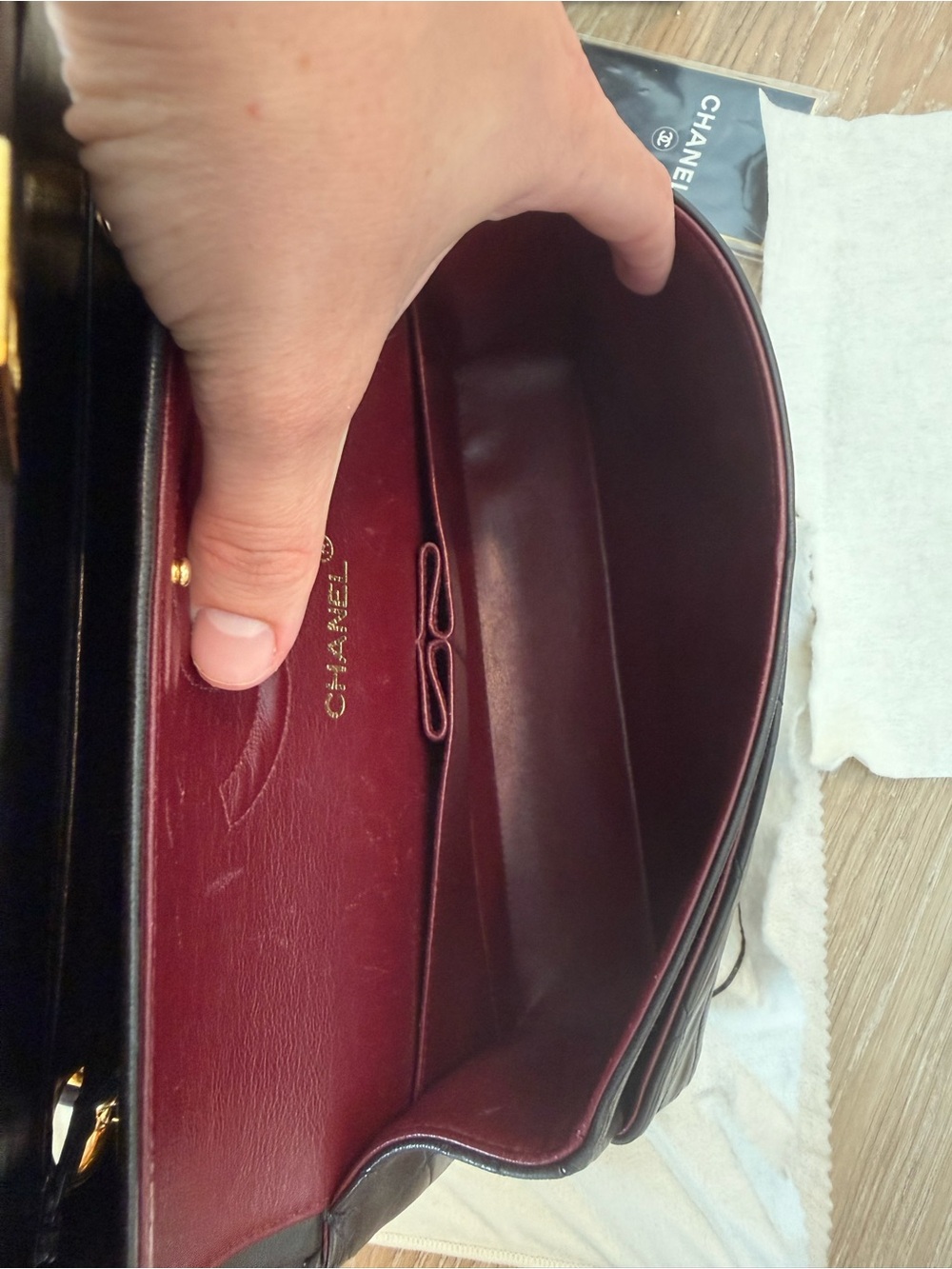 Chanel Lambskin Medium Classic Double Flap - Picture 15 of 15